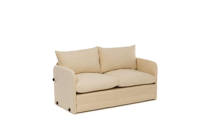 2-sits bäddsoffa Rubby (148 x 70 x 66 cm) Grädde - Grädde - Möbler - Vardagsrum - Bäddsoffor