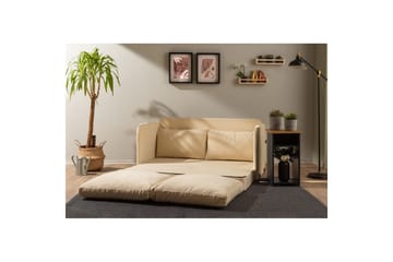 2-sits bäddsoffa Rubby (148 x 70 x 66 cm) Grädde - Grädde - Möbler - Vardagsrum - Bäddsoffor