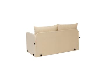 2-sits bäddsoffa Rubby (148 x 70 x 66 cm) Grädde - Grädde - Möbler - Vardagsrum - Bäddsoffor