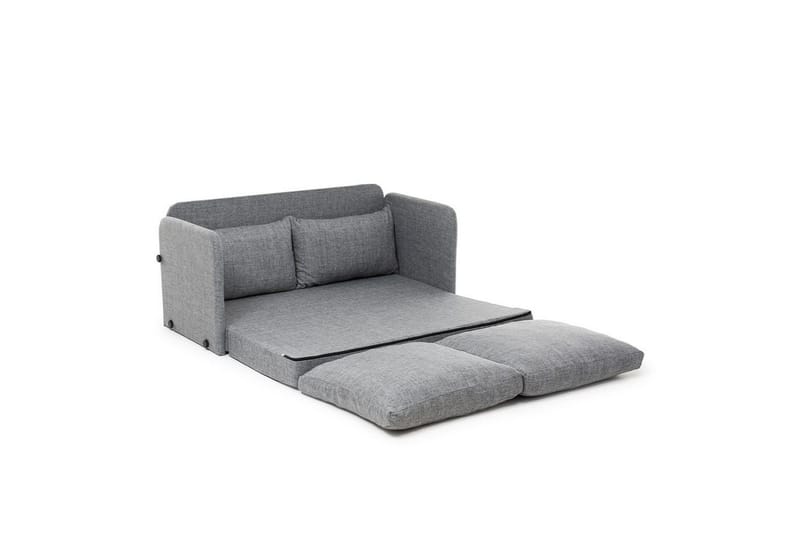 2-sits bäddsoffa Rubby (148 x 70 x 66 cm) Ljusgrå - Ljusgrå - Möbler - Vardagsrum - Bäddsoffor
