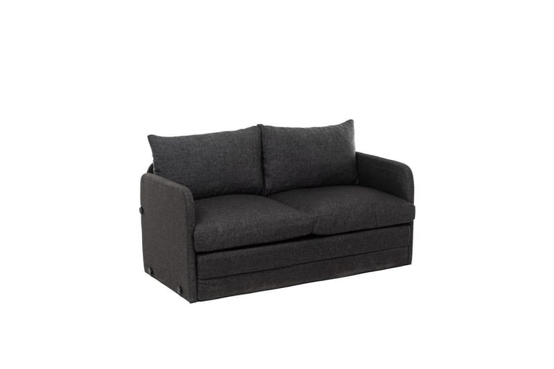 2-sits bäddsoffa Rubby (148 x 70 x 66 cm) Mörkgrå - Mörkgrå - Möbler - Vardagsrum - Bäddsoffor
