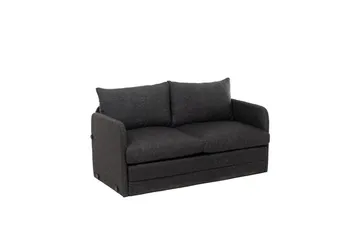 2-sits bäddsoffa Rubby (148 x 70 x 66 cm) Mörkgrå