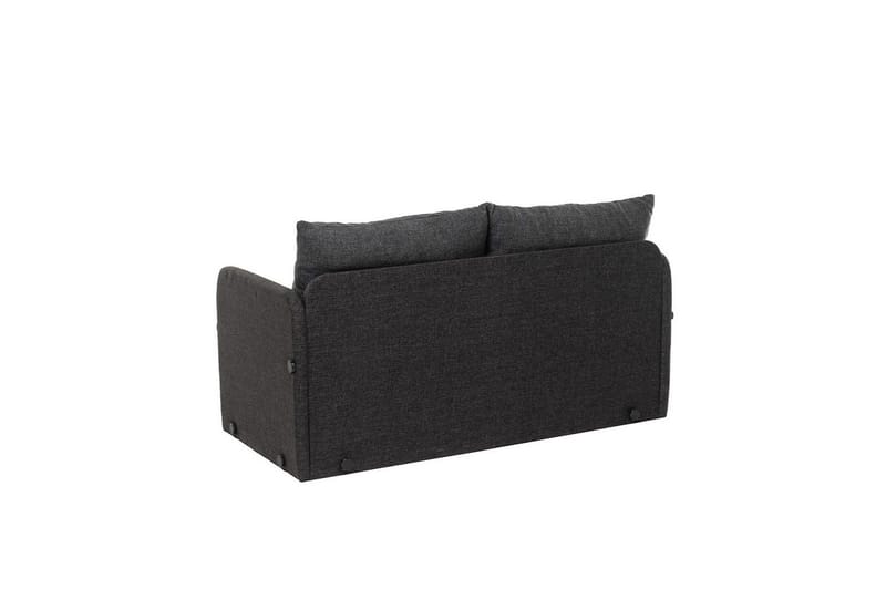 2-sits bäddsoffa Rubby (148 x 70 x 66 cm) Mörkgrå - Mörkgrå - Möbler - Vardagsrum - Bäddsoffor