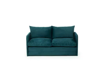 2-sits bäddsoffa Rubby (148 x 70 x 66 cm) Petrolgrön - Petrolgrön - Möbler - Vardagsrum - Bäddsoffor