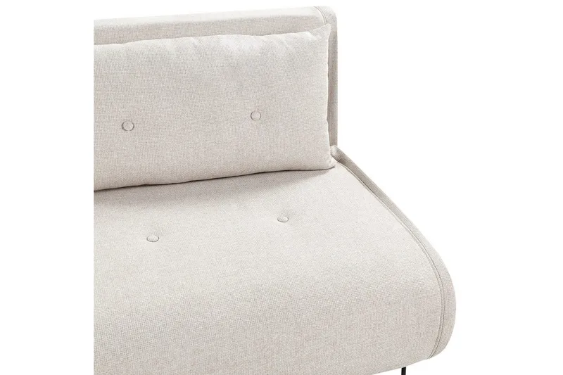 2-sitssoffa Vestfold Beige, svart - Beige - Möbler - Vardagsrum - Bäddsoffor