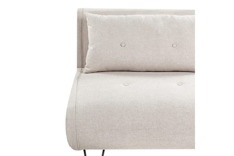 2-sitssoffa Vestfold Beige, svart - Beige - Möbler - Vardagsrum - Bäddsoffor