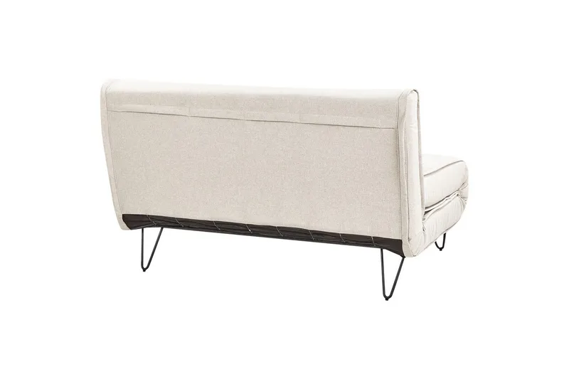 2-sitssoffa Vestfold Beige, svart - Beige - Möbler - Vardagsrum - Bäddsoffor