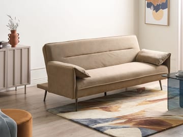 3-sits soffa Vayla - Ljusbrun - Möbler - Vardagsrum - Bäddsoffor