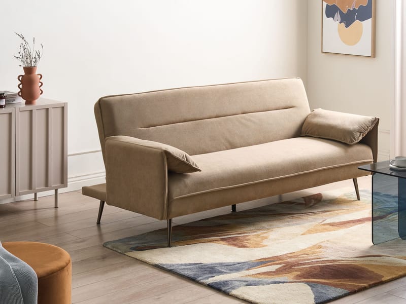3-sits soffa Vayla - Ljusbrun - Möbler - Vardagsrum - Bäddsoffor