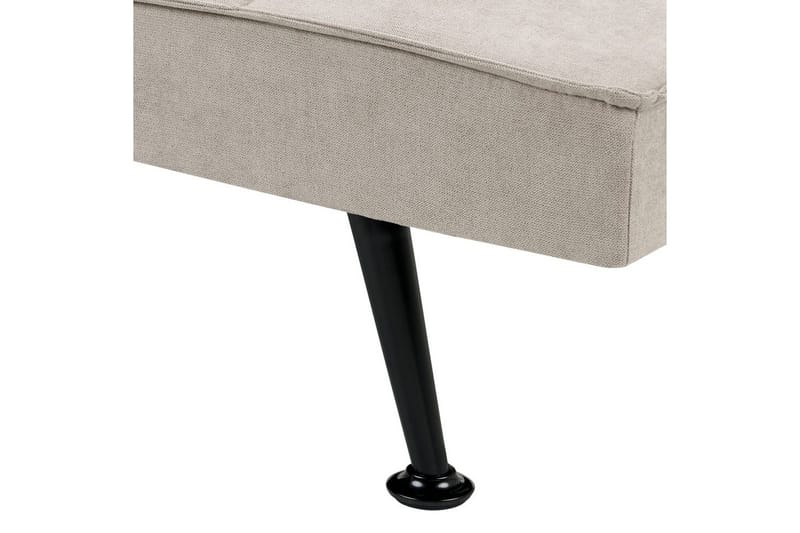 3-sitssoffa Hasle Beige, svart - Beige, svart - Möbler - Vardagsrum - Bäddsoffor