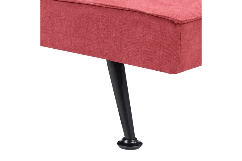 3-sitssoffa Hasle Röd, Svart - Rosa - Möbler - Vardagsrum - Bäddsoffor