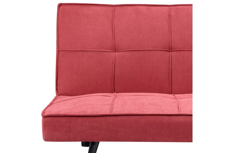 3-sitssoffa Hasle Röd, Svart - Rosa - Möbler - Vardagsrum - Bäddsoffor