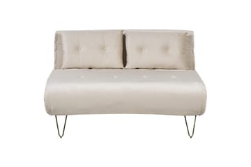 3-sitssoffa Vestfold Beige, guld - Beige, guld - Möbler - Vardagsrum - Bäddsoffor