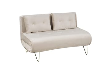 3-sitssoffa Vestfold Beige, guld - Beige, guld - Möbler - Vardagsrum - Bäddsoffor