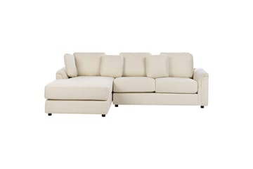 4-sitssoffa Kohlo Beige/svart, Högervänd - Beige/svart, Högervänd - Möbler - Vardagsrum - Soffgrupper