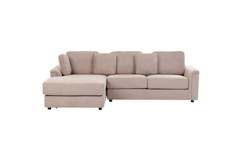 4-sitssoffa Kohlo Taupe/svart, Högervänd - Taupe/svart, Högervänd - Möbler - Vardagsrum - Soffgrupper