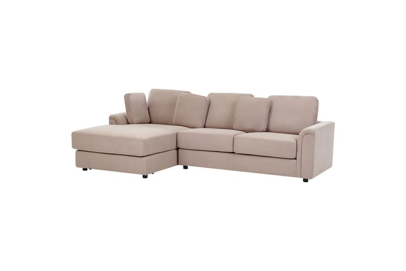 4-sitssoffa Kohlo Taupe/svart, Högervänd - Taupe/svart, Högervänd - Möbler - Vardagsrum - Soffgrupper