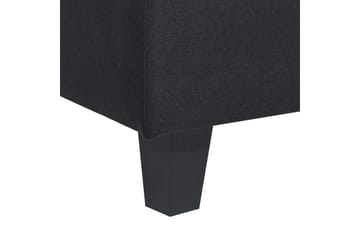 5-sits Hörnsoffa Unstad Svart, Högervänd, Polyester - Svart, Högervänd, Polyester - Möbler - Vardagsrum - Soffor - Modulsoffor - Komplett modulsoffa