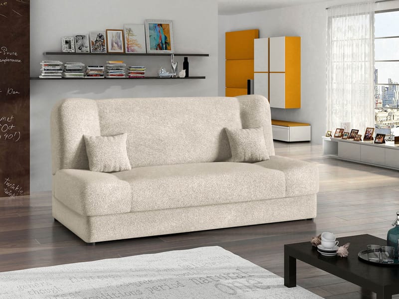 Abron 3-sits Bäddsoffa med förvaring - beige - Möbler - Vardagsrum - Bäddsoffor