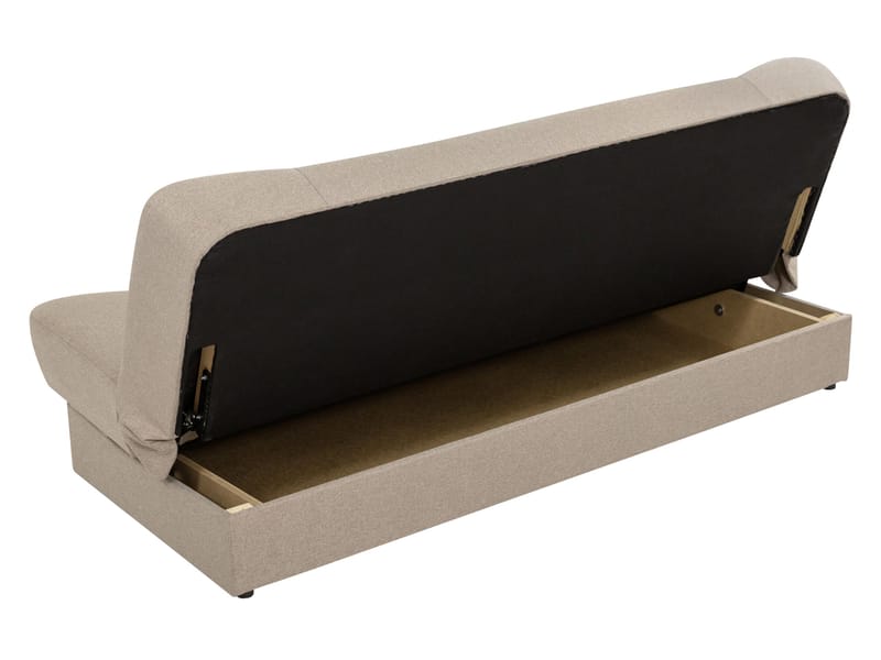 Abron 3-sits Bäddsoffa med förvaring - beige - Möbler - Vardagsrum - Bäddsoffor