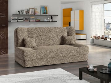 Abron 3-sits Bäddsoffa med förvaring - beige - Möbler - Vardagsrum - Bäddsoffor