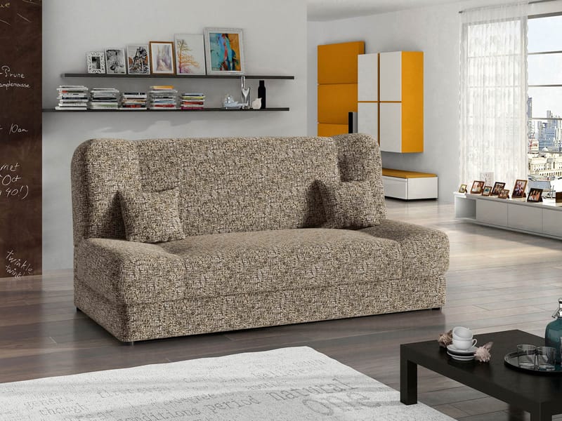 Abron 3-sits Bäddsoffa med förvaring - beige - Möbler - Vardagsrum - Bäddsoffor
