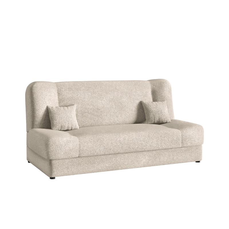 Abron 3-sits Bäddsoffa med förvaring, beige
