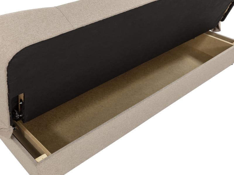 Abron 3-sits Bäddsoffa med förvaring - beige - Möbler - Vardagsrum - Bäddsoffor