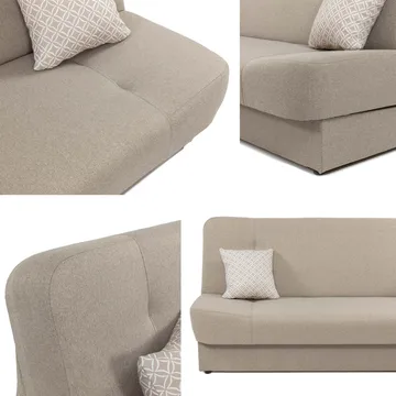 Abron 3-sits Bäddsoffa med förvaring - brun - Möbler - Vardagsrum - Bäddsoffor