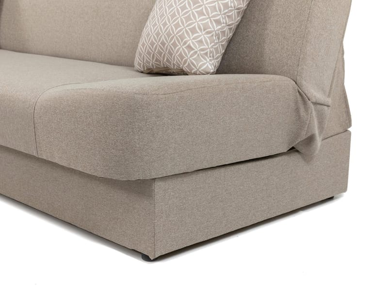 Abron 3-sits Bäddsoffa med förvaring - brun - Möbler - Vardagsrum - Bäddsoffor