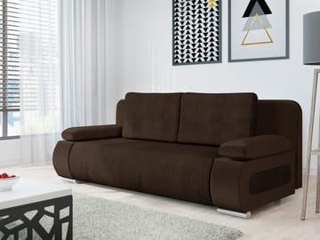 Adelma 3-sits Bäddsoffa med förvaring - Möbler - Vardagsrum - Bäddsoffor