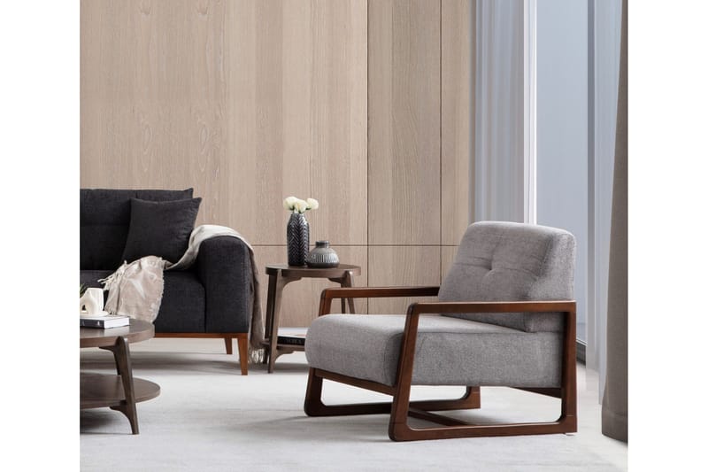 Adelphe Fåtölj - Ljusgrå - Möbler - Vardagsrum - Fåtöljer