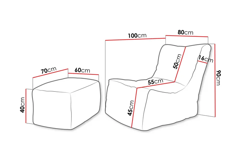 Afridi Fåtöljgrupp - Gul - Möbler - Vardagsrum - Fåtöljer - Fåtölj utan armstöd