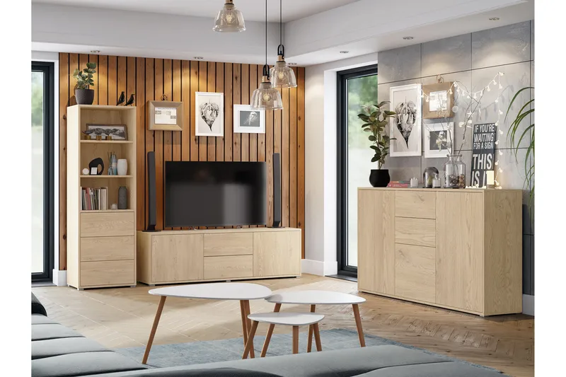 Agawal Möbelset För Vardagsrum - Brun - Möbler - Vardagsrum - Möbelset för vardagsrum