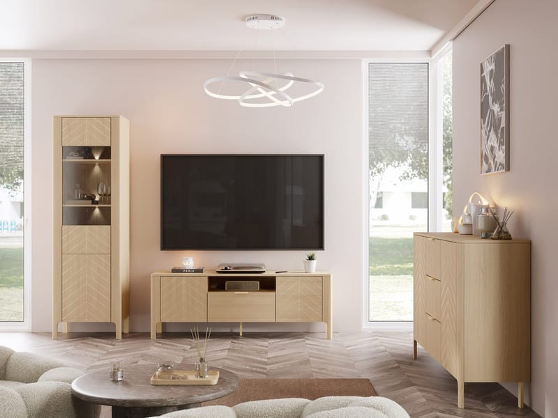 Aggarwal Möbelset för Vardagsrum med Belysning - Möbler - Vardagsrum - Möbelset för vardagsrum