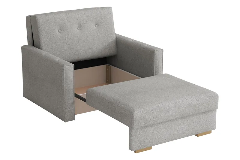 Ajiz Bäddsoffa 2-sits i Bouclé - Beige - Möbler - Vardagsrum - Bäddsoffor