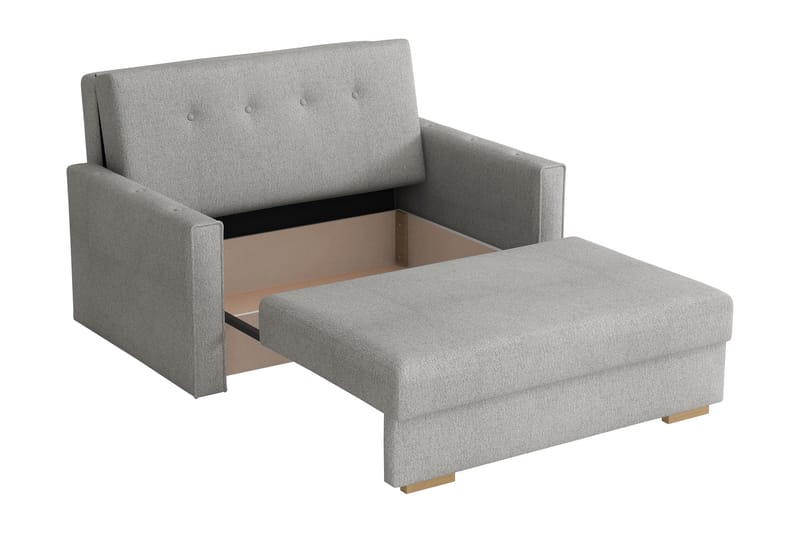 Ajiz Bäddsoffa 2-sits i Bouclé - Grå - Möbler - Vardagsrum - Bäddsoffor