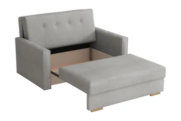 Ajiz Bäddsoffa 2-sits i Bouclé - Vit - Möbler - Vardagsrum - Bäddsoffor