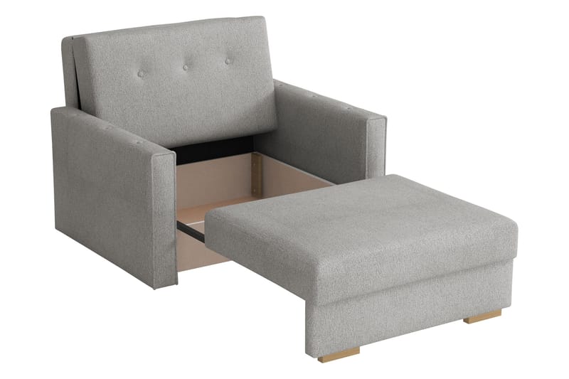 Ajiz Bäddsoffa 2-sits i Bouclé - Vit - Möbler - Vardagsrum - Bäddsoffor