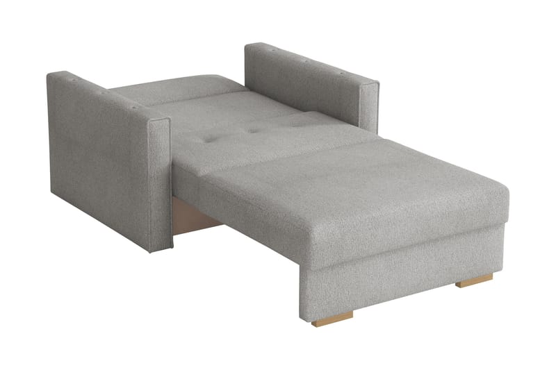 Ajiz Bäddsoffa 2-sits i Bouclé - Vit - Möbler - Vardagsrum - Bäddsoffor