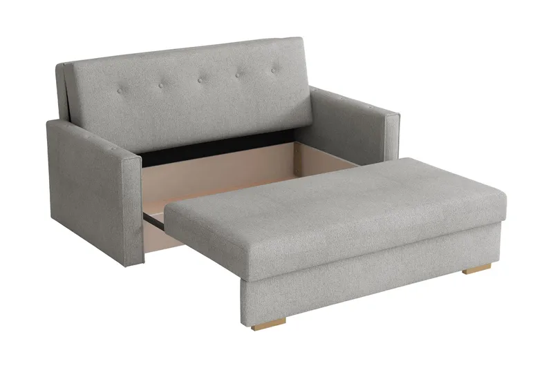 Ajiz Bäddsoffa 3-sits i Bouclé - Beige - Möbler - Vardagsrum - Bäddsoffor