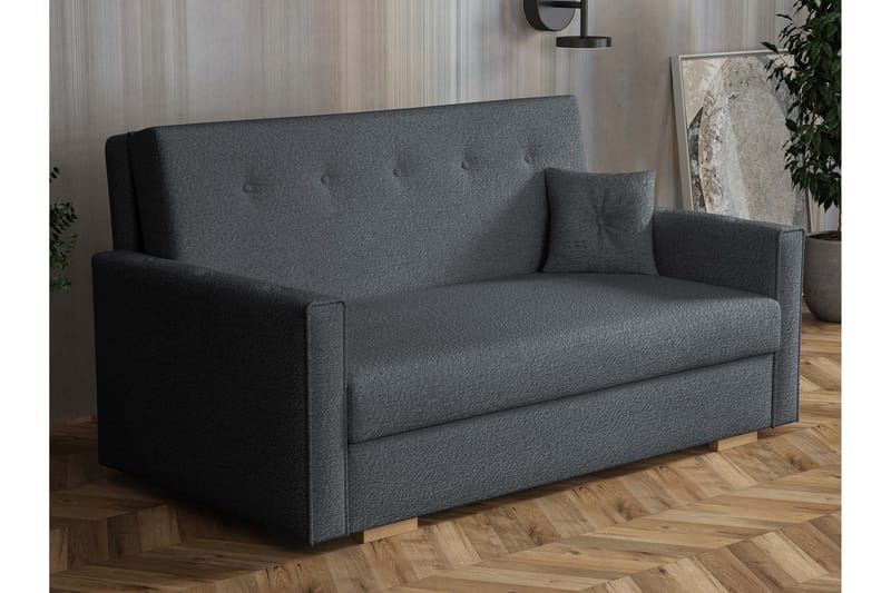 Ajiz Bäddsoffa 3-sits i Bouclé, Grå