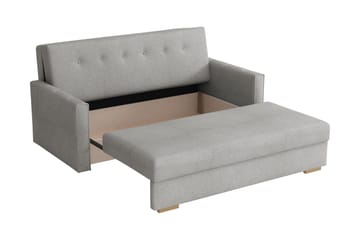 Ajiz Bäddsoffa 3-sits i Bouclé - Vit - Möbler - Vardagsrum - Bäddsoffor