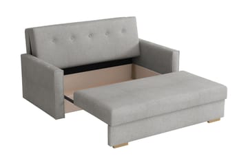 Ajiz Bäddsoffa 3-sits i Bouclé - Vit - Möbler - Vardagsrum - Bäddsoffor