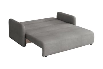 Ajmeri 3-sits Bäddsoffa 150x196 cm med Förvaring i Bouclé - Vit - Möbler - Vardagsrum - Bäddsoffor