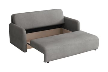 Ajmeri 3-sits Bäddsoffa 150x196 cm med Förvaring i Bouclé - Vit - Möbler - Vardagsrum - Bäddsoffor