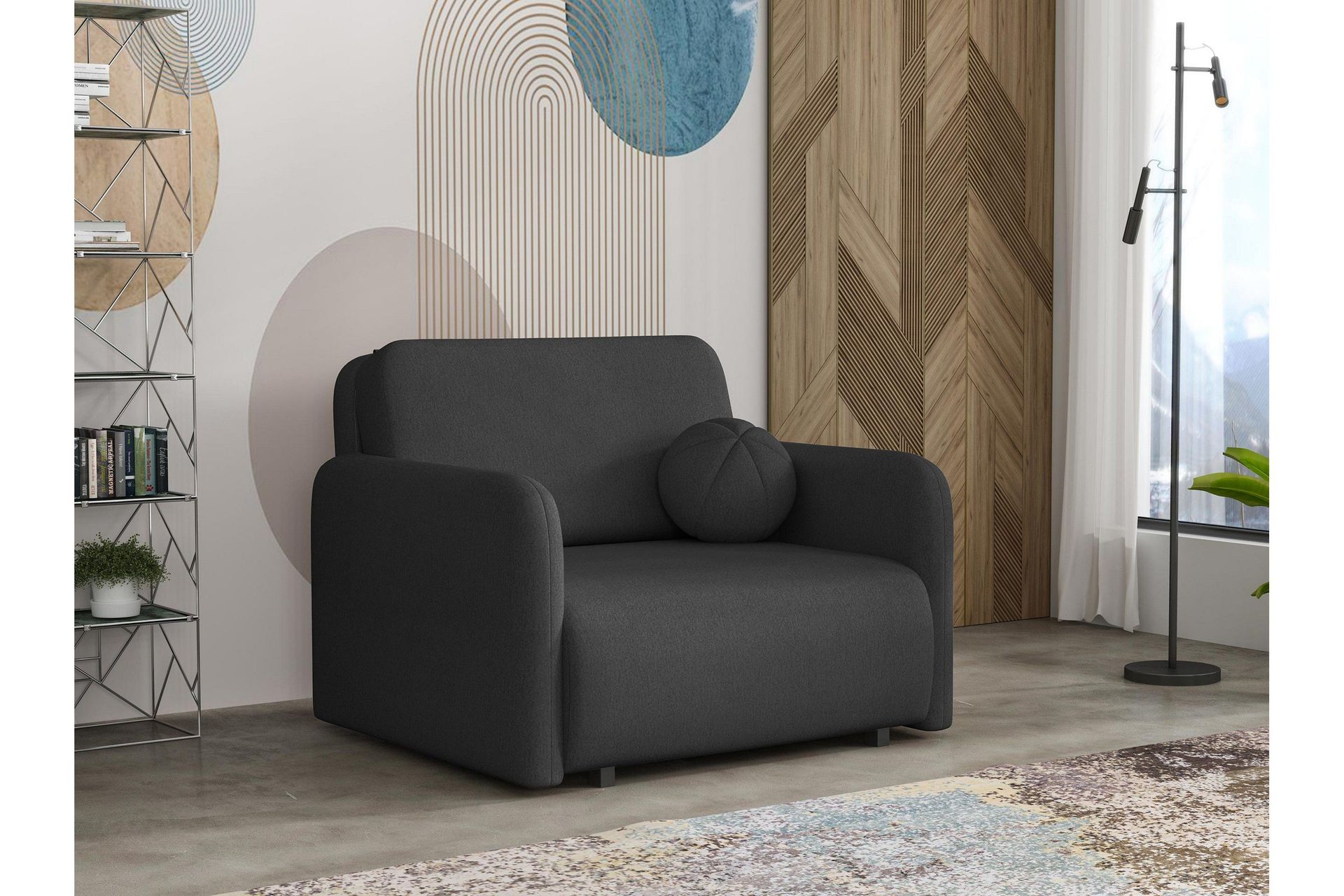 Ajmeri B&auml;ddsoffa 2-sits - Gr&aring;