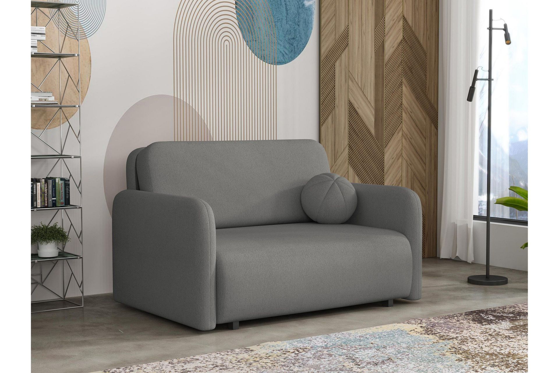 Ajmeri B&auml;ddsoffa 2-sits - Gr&aring;