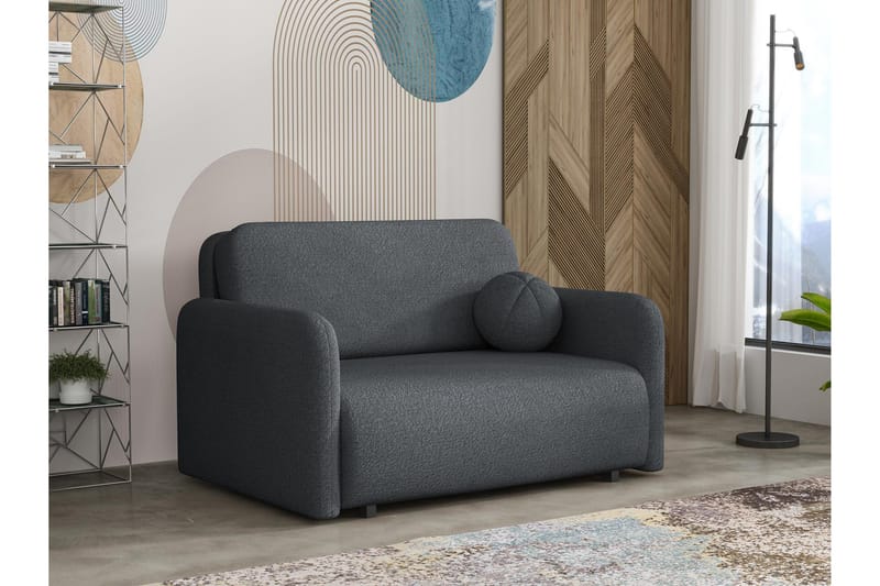 Ajmeri Bäddsoffa 2-sits i Bouclé - Grå - Möbler - Vardagsrum - Bäddsoffor