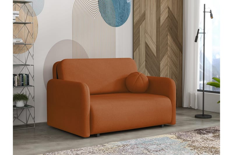 Ajmeri Bäddsoffa 2-sits - Orange - Möbler - Vardagsrum - Bäddsoffor